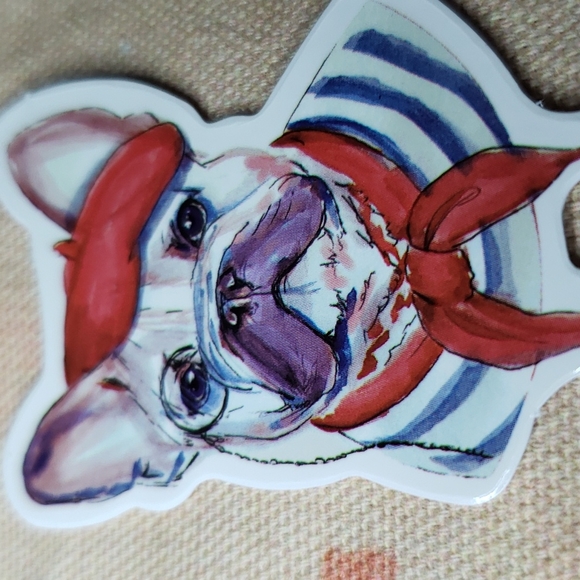 (i) French Bulldog Sticker Doggie Dog Mom Puppy Frenchie - Picture 2 of 5